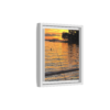 Evening Pier Matte Canvas Print — Framed Wall Art