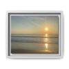 3938753704018939965_2048.jpeg Sunrise Over Ocean Matte Canvas Framed Wall Art — Serene Ocean Photography Print