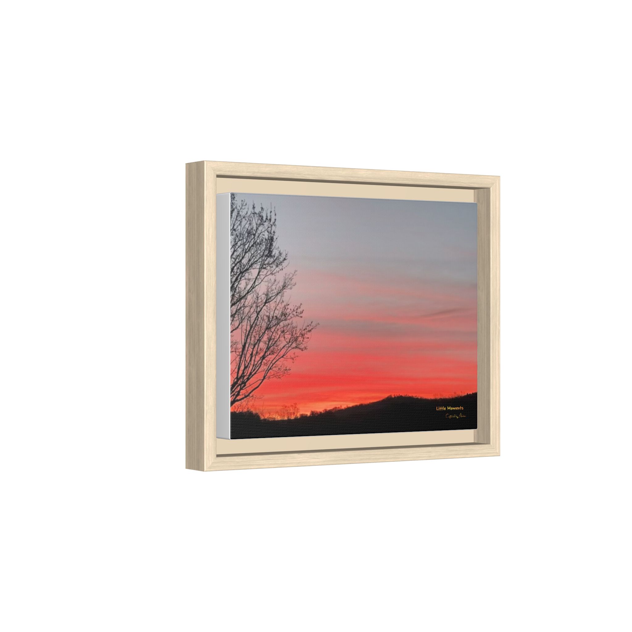 Appalachian Red Sky2 Landscape Wall Art — 'Little Moments'