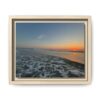 Rolling Sunset Waves Canvas Print — Ocean Waves Wall Art