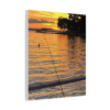 Evening Pier Canvas Print — Stretched Matte Wall Art