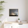 Sunset Storm Framed Matte Canvas Wall Art