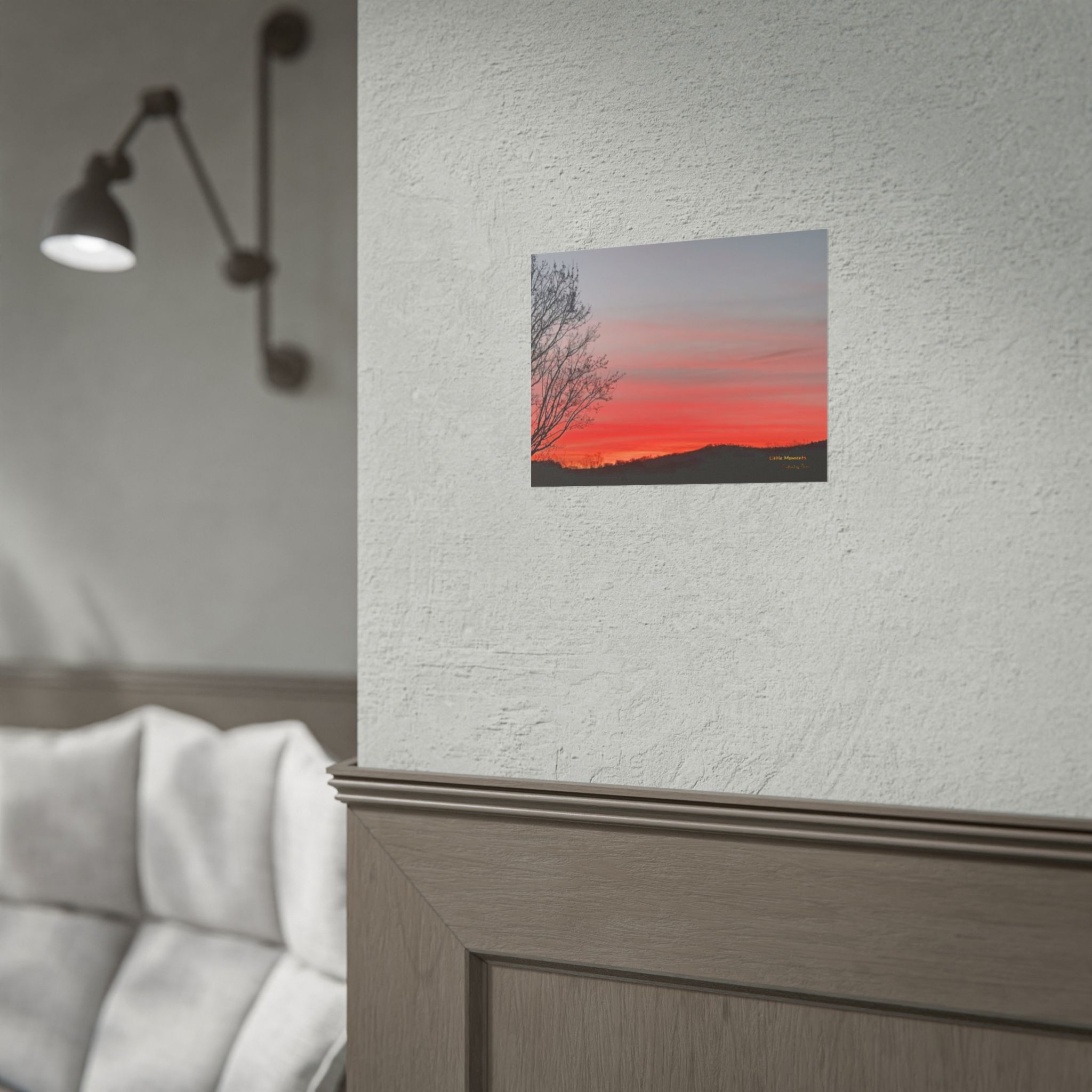 Sunset Silhouette Poster — Rolled Fine Art Wall Print