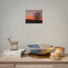Appalachian Red Sky3 Poster — Tree Silhouette Rolled Art Print