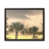 Palm Trees at Sunset Matte Framed Canvas Wall Art
