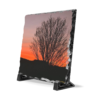 7141945002120305496_2048.jpeg Appalachian Red Sky3 Slate Desk Plaque — Tree Sunset Photo Decorative Office Accent