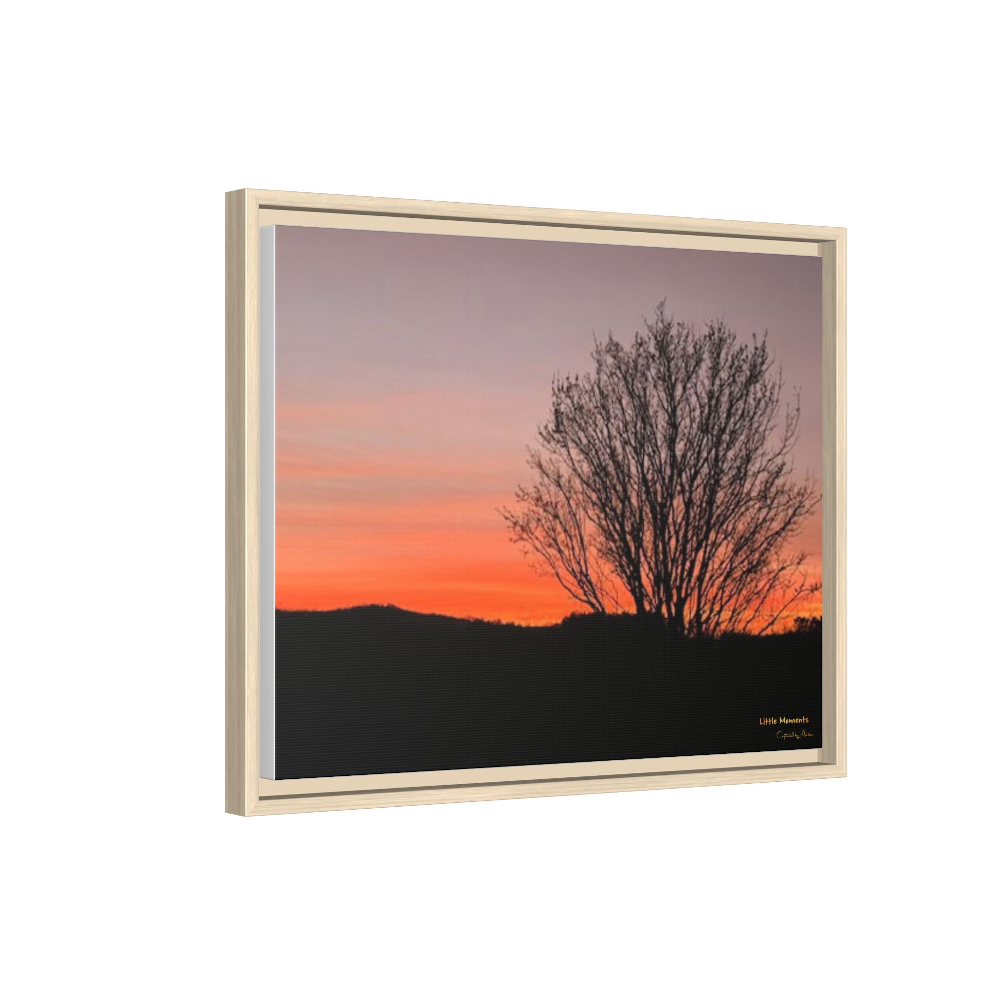 7348436353721092425_2048.jpeg Appalachian Red Sky3 — Matte Framed Canvas Wall Art