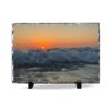 7374468723082119395_2048.jpeg Crashing Waves Sunset Slate Desk Plaque — Coastal Wave Photo Accent