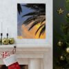 Florida Life series 1 Matte Poster — Tropical Beach Wall Art, Vertical Palm Tree Print