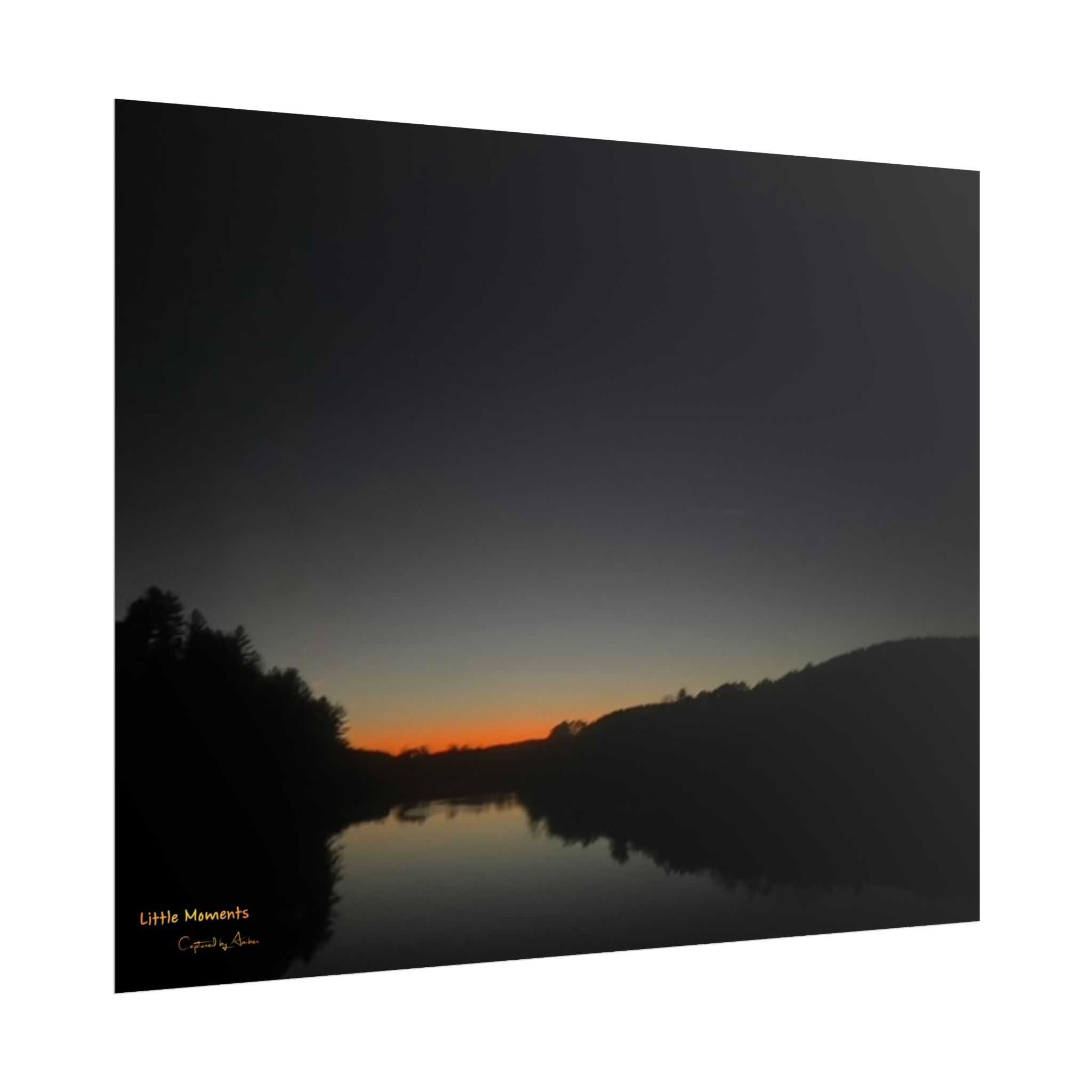 Calm Lake Sunrise — Tranquil Nature Wall Art