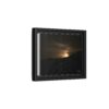 Moon Glow Ridge Framed Matte Canvas Print — moon Over Silhouette Landscape