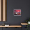 Vibrant Red Sky Framed Canvas Print — Vibrant Red Sky Wall Art