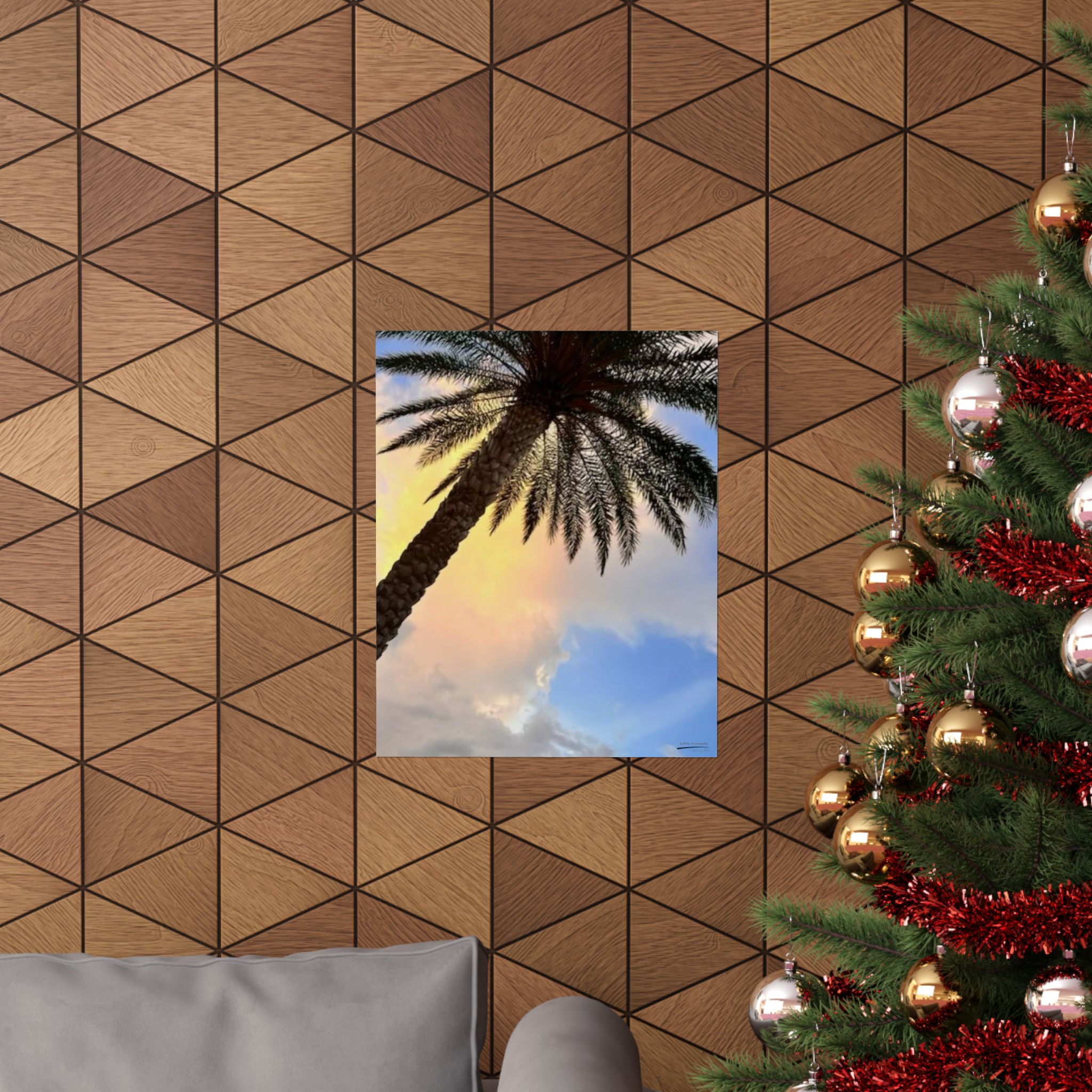 Florida Life series 2 Matte Poster — Tropical Sky Vertical Wall Art