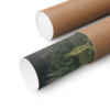 Canoe at Dawn Matte Poster — Tranquil Lake Wall Art