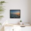 Rolling Sunset Waves Canvas Print — Ocean Waves Wall Art