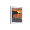 Evening Pier 2 Matte Canvas - Sunset Fishing Dock Wall Art
